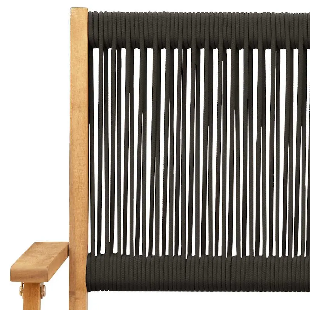 3 Piece Black Bistro Set for Outdoor Spaces
