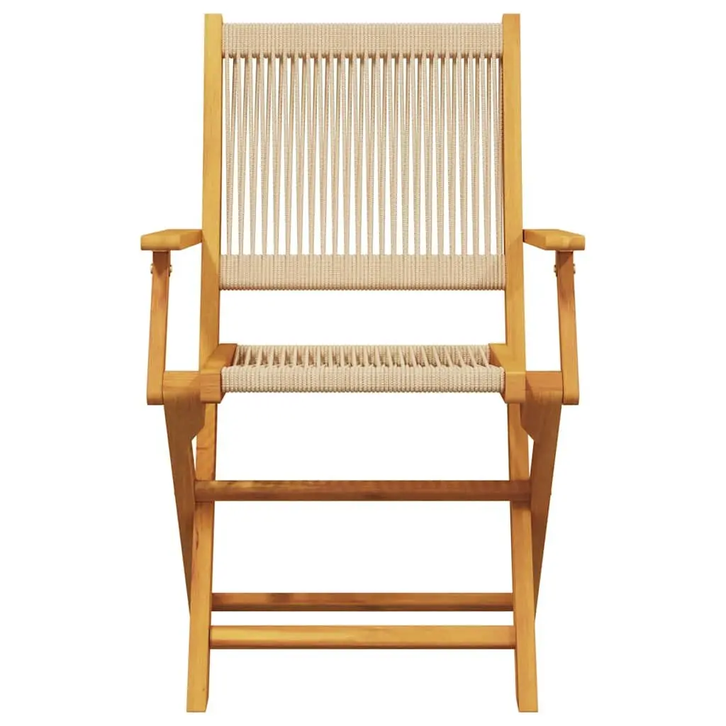 3-Piece Outdoor Bistro Set in Beige