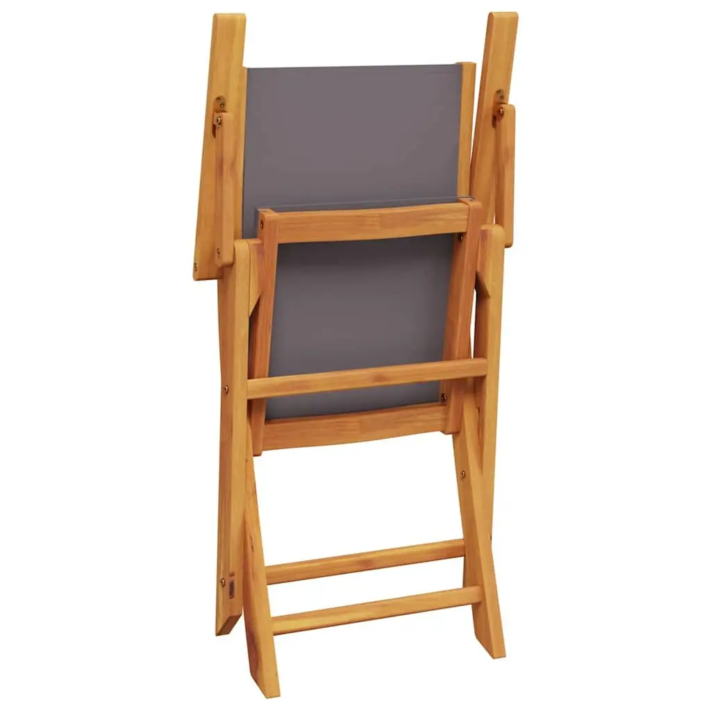 3 Piece Anthracite Bistro Set for Outdoors