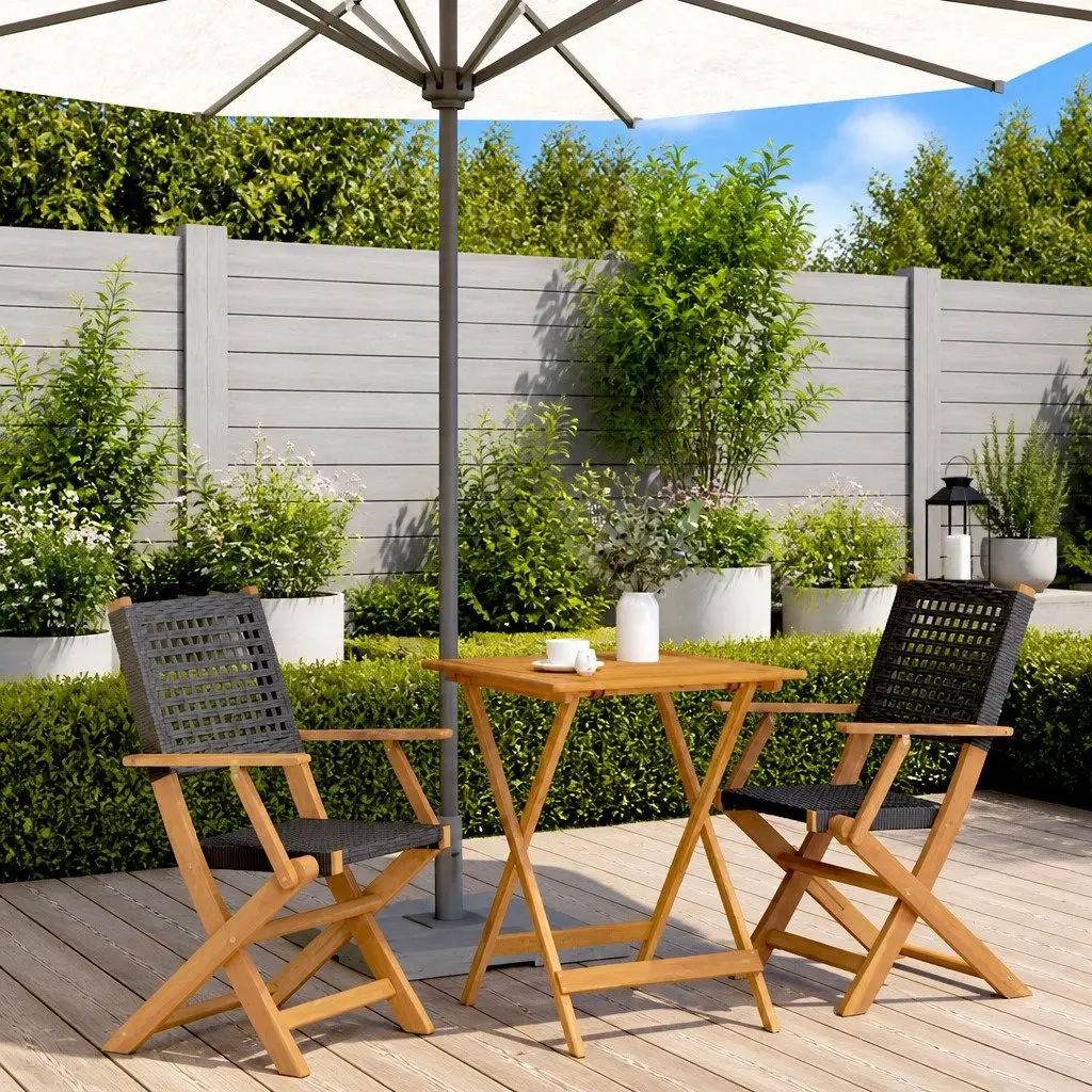 3 Piece Bistro Set for Outdoor Relaxation