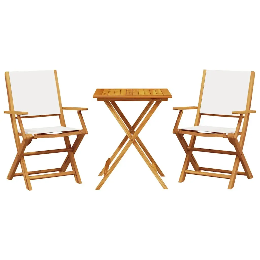 3 Piece Folding Bistro Set for Outdoor Use