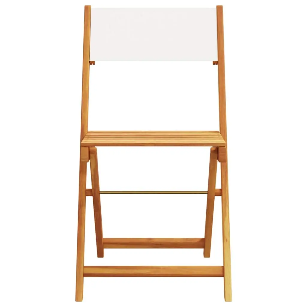 White 3 Piece Bistro Set for Outdoor Spaces