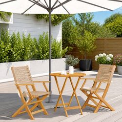Durable Outdoor Bistro Set 3-Piece Garden Furniture