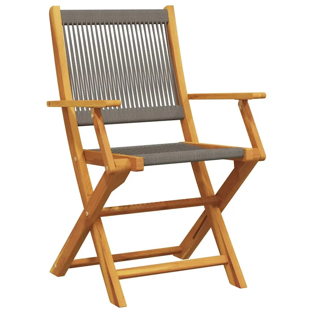 Grey 3 Piece Bistro Set for Outdoor Spaces