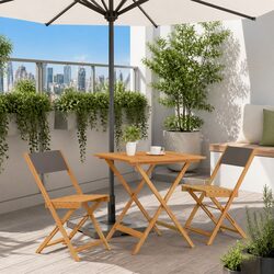 Durable 3 Piece Bistro Set for Outdoor Spaces
