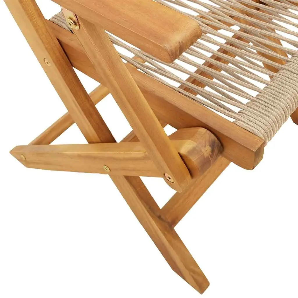 Beige 3 Piece Bistro Set for Outdoor Dining