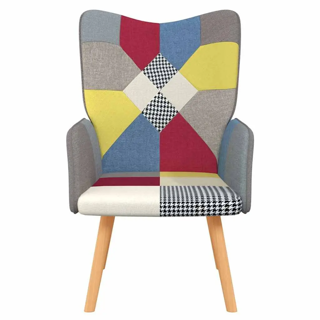Multicolour Patchwork Armchair with Durable Build
