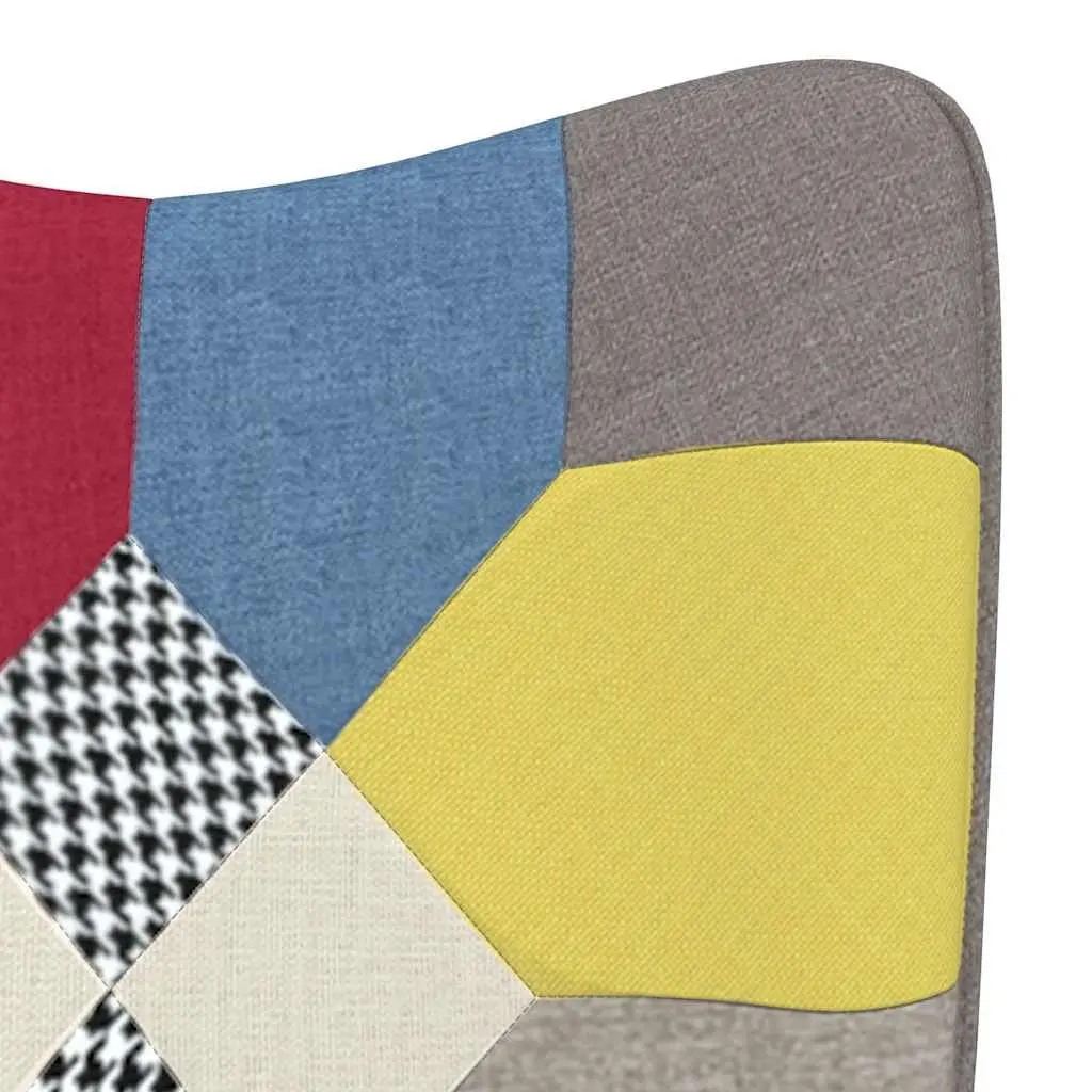 Multicolour Patchwork Armchair with Durable Build