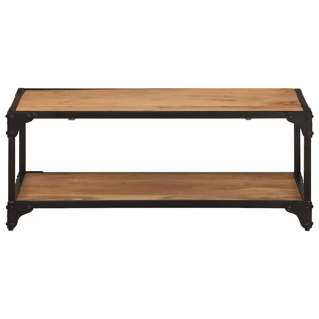 Solid Acacia Wood Coffee Table 90x45x35cm Brown