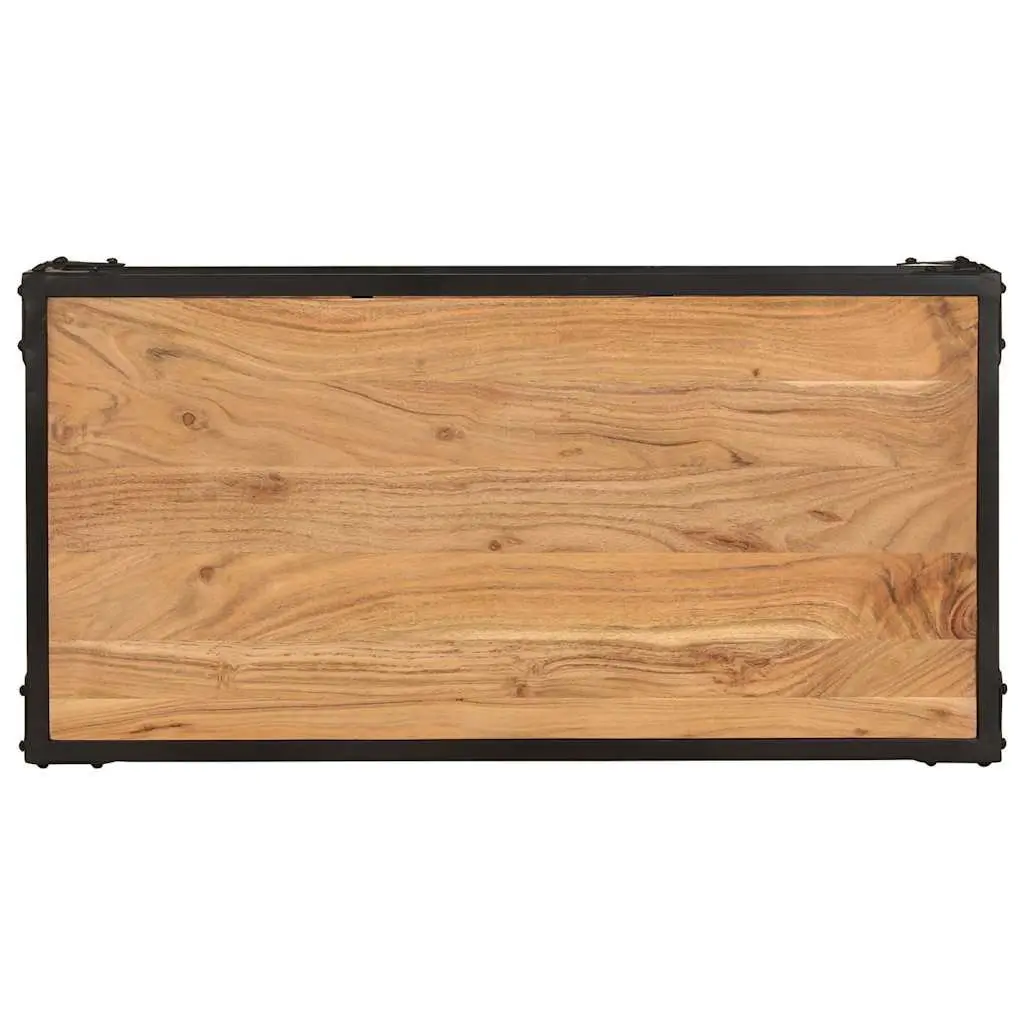 Solid Acacia Wood Coffee Table 90x45x35cm Brown