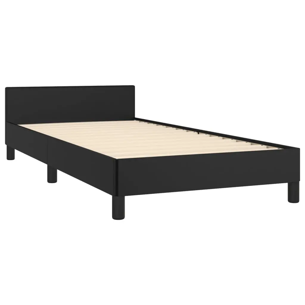 Black Velvet King Single Bed Frame with Adjustable Headboard