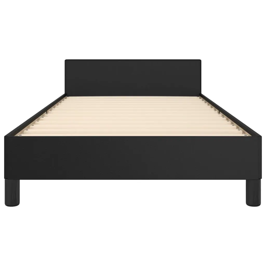 Black Velvet King Single Bed Frame with Adjustable Headboard