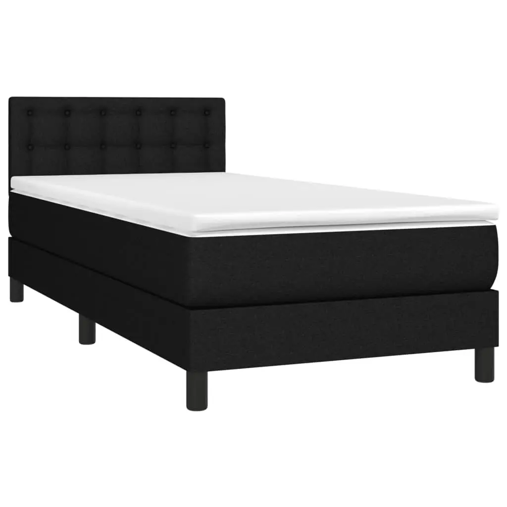 Box Spring Bed with Pocket Spring Mattress & Headboard