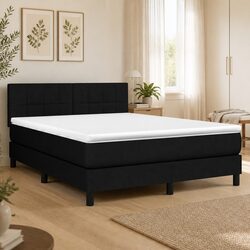 Queen Box Spring Bed with Premium Pocket Spring Mattress