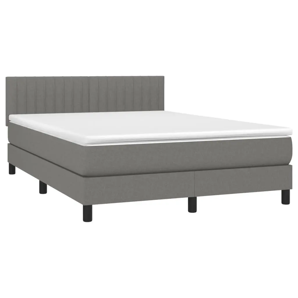 Queen Size Box Spring Bed with Pocket Spring Mattress