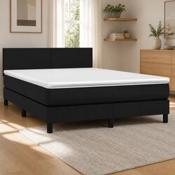 Queen Size Box Spring Bed with Durable Pocket Spring Mattress