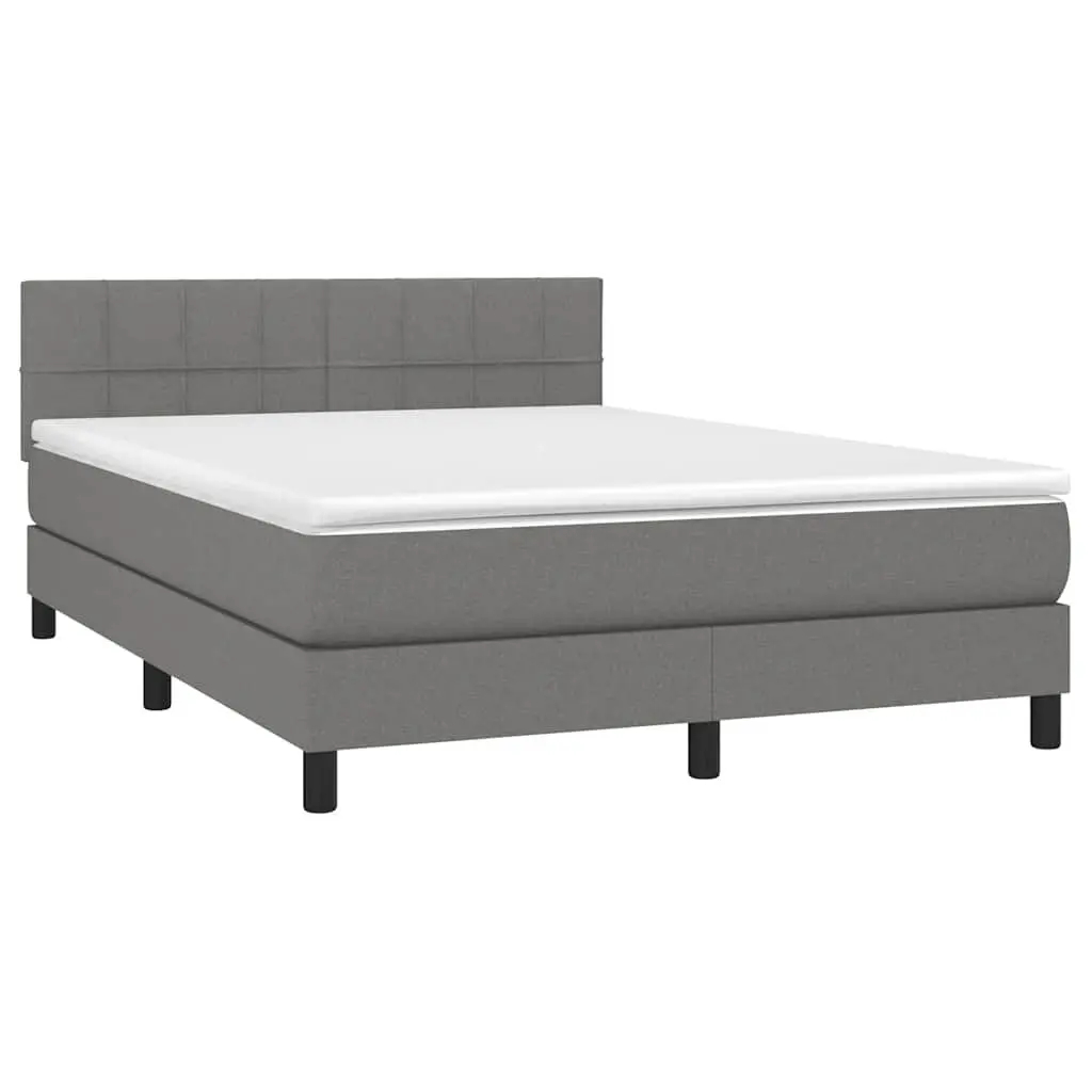 Queen Size Box Spring Bed with Pocket Spring Mattress