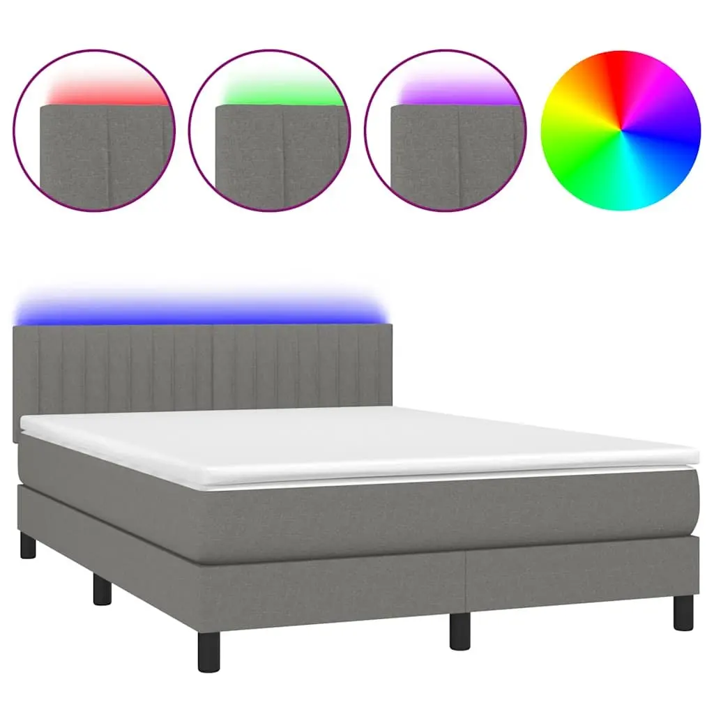 Queen Size Box Spring Bed with Pocket Spring Mattress