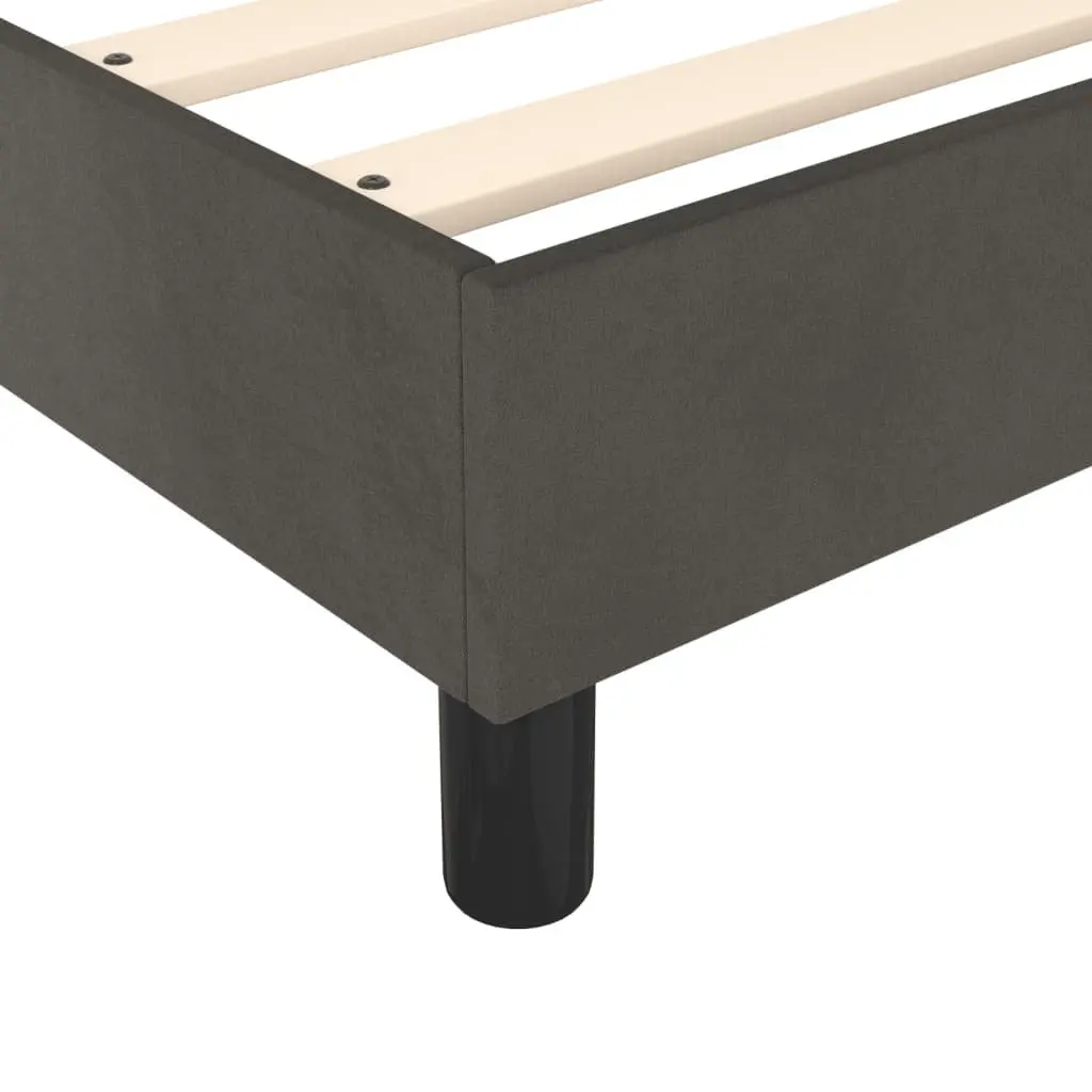 Queen Size Box Spring Bed with LED Headboard
