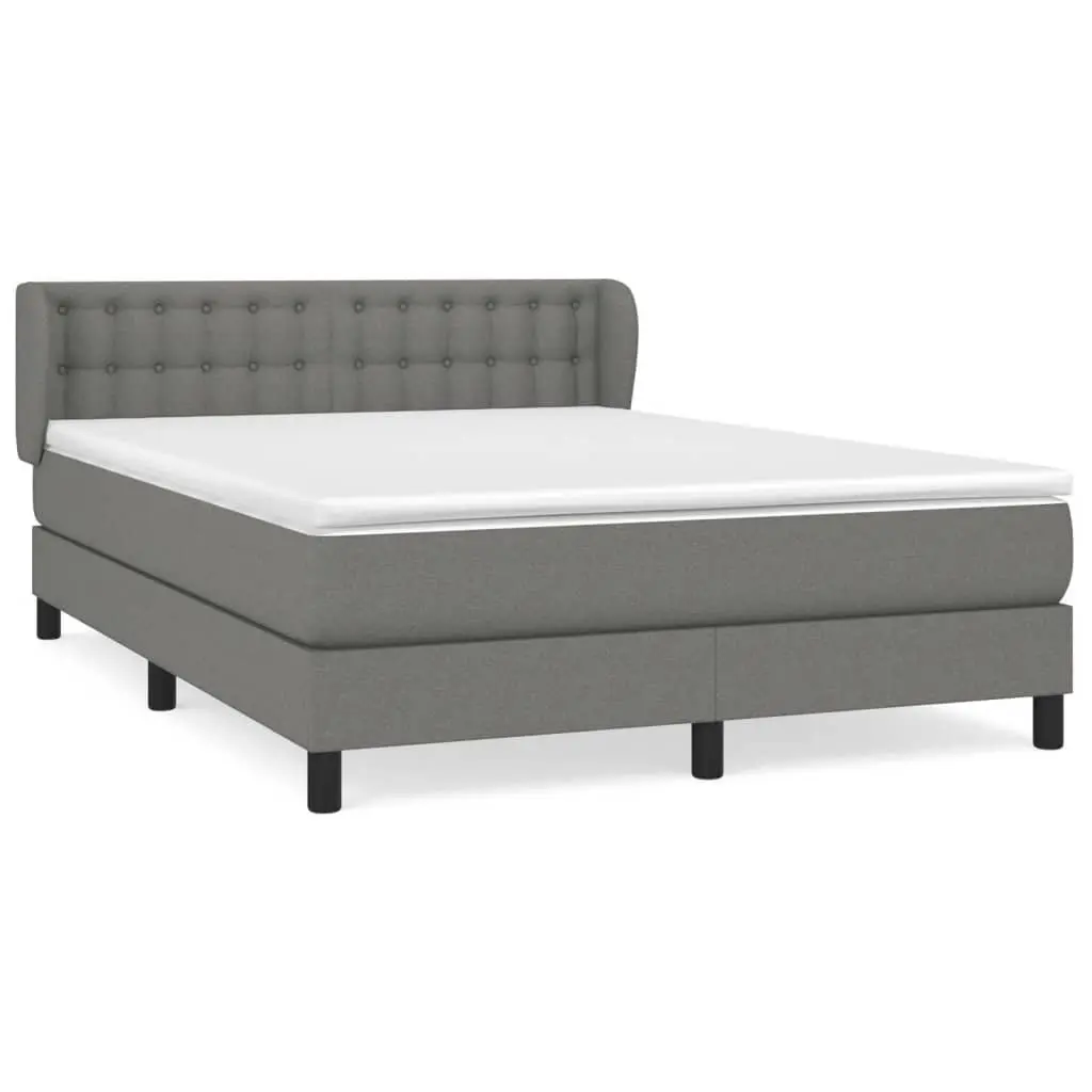 Queen Size Box Spring Bed with Durable Pocket Spring Mattress