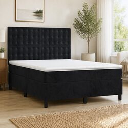 Queen Size Box Spring Bed with Premium Pocket Spring Mattress
