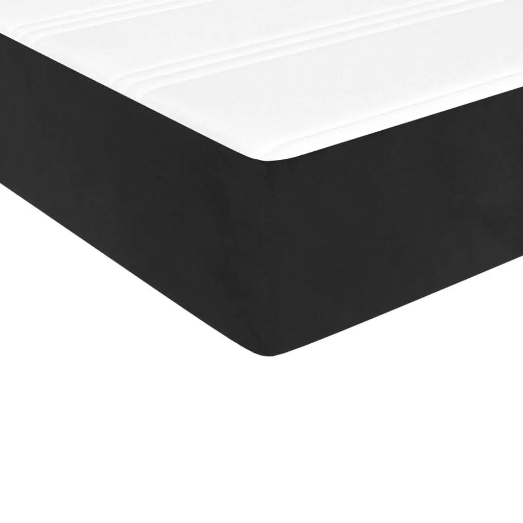 Double Box Spring Bed with LED Headboard