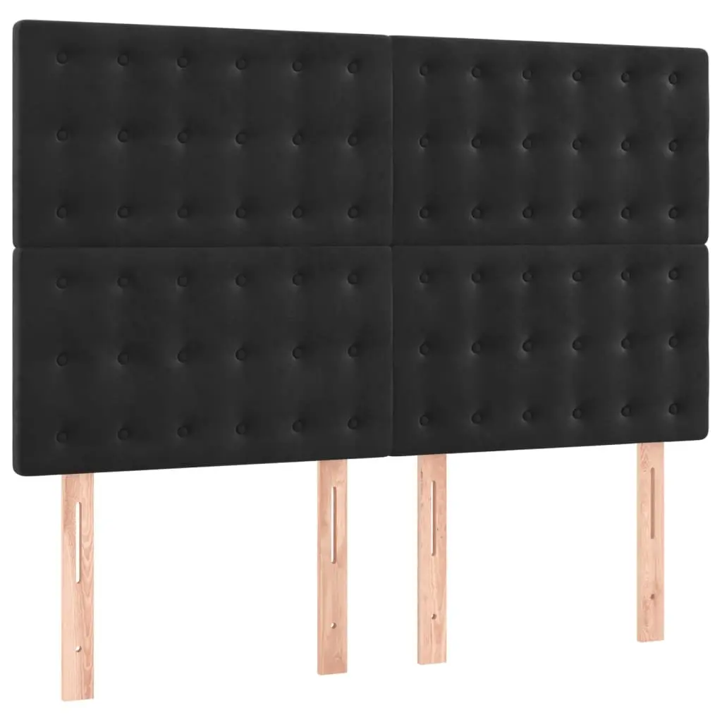 Queen Box Spring Bed with Adjustable LED Headboard