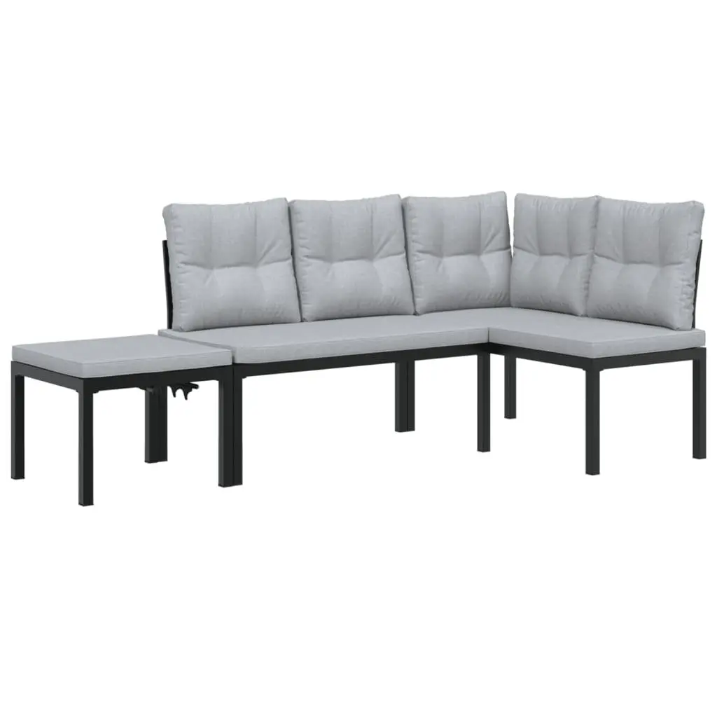 3-Piece Garden Bench Set for Outdoor Comfort