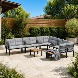 Premium 7 Piece Garden Sofa Set for Outdoor Spaces