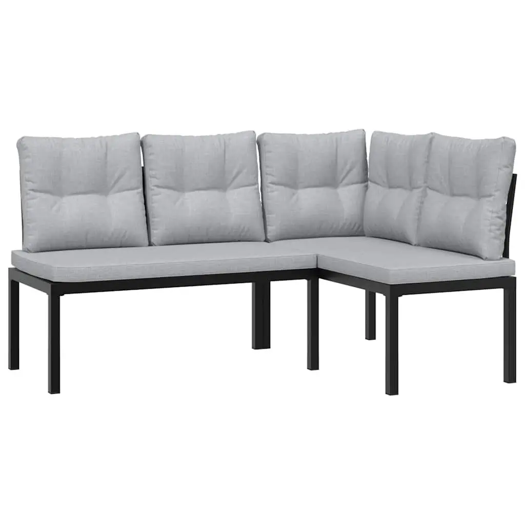 Outdoor Furniture Light Grey 5-Piece Garden Sofa Set