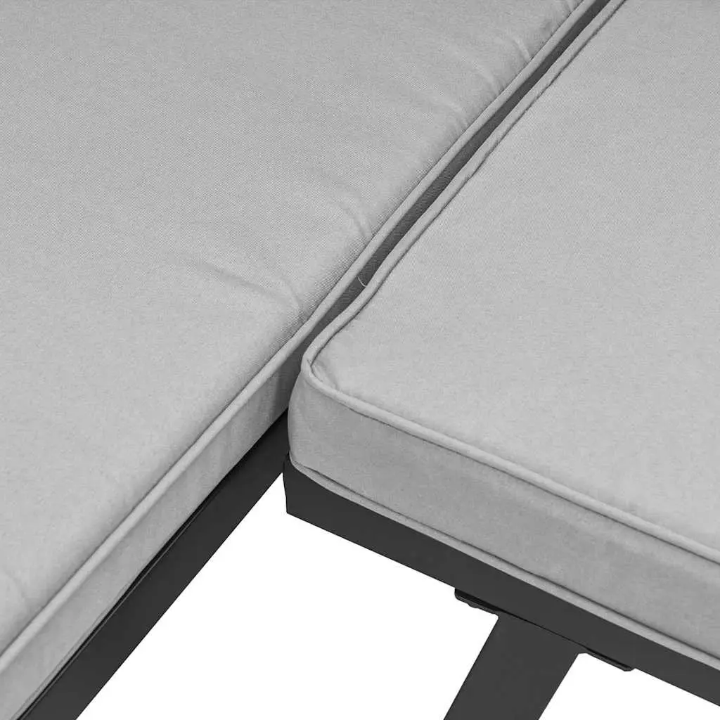 Outdoor Furniture Light Grey 5-Piece Garden Sofa Set