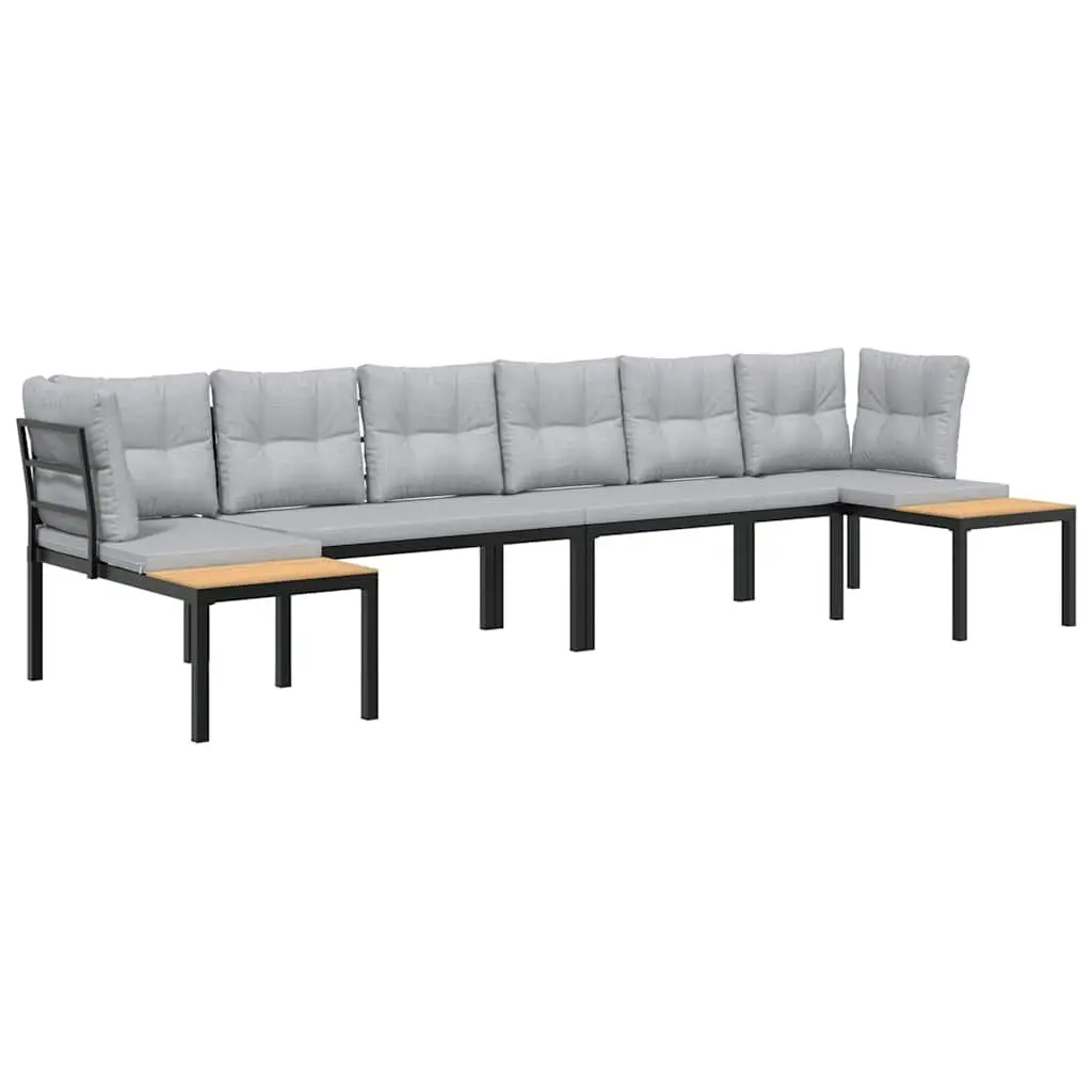 4 Piece Garden Sofa Set with Cushions