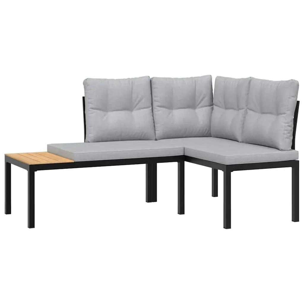 4 Piece Garden Sofa Set with Cushions