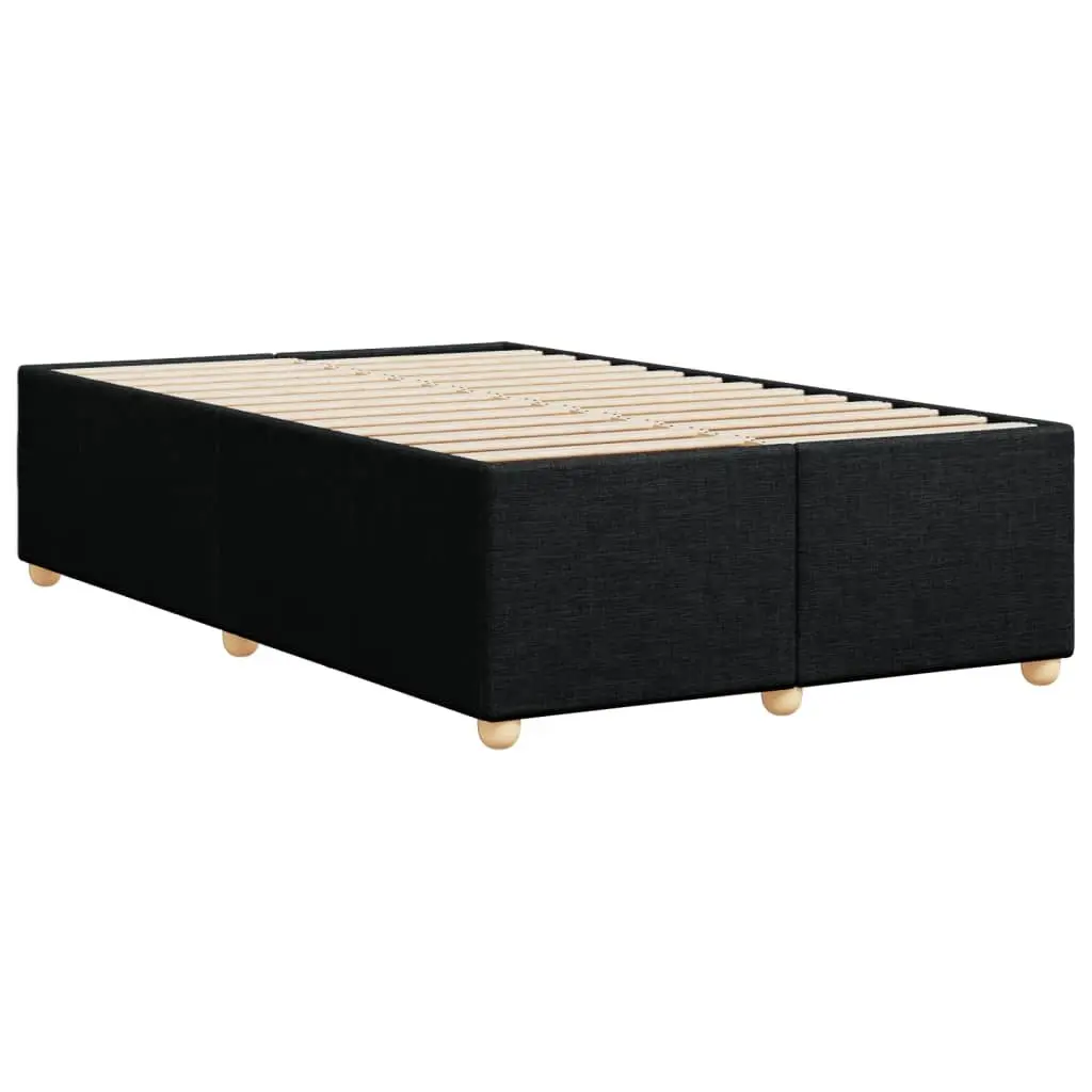 Black Fabric Double Bed Frame for Comfort