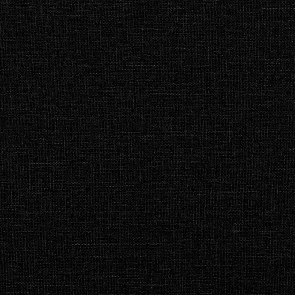Bed Frame Polyester Fabric 90x190 cm Black Upholstered Slatted Base