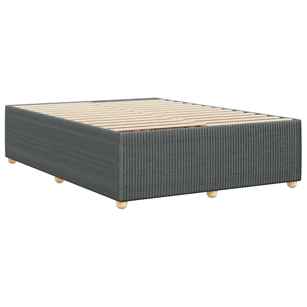 Grey Velvet Double Bed Frame with Strong Support