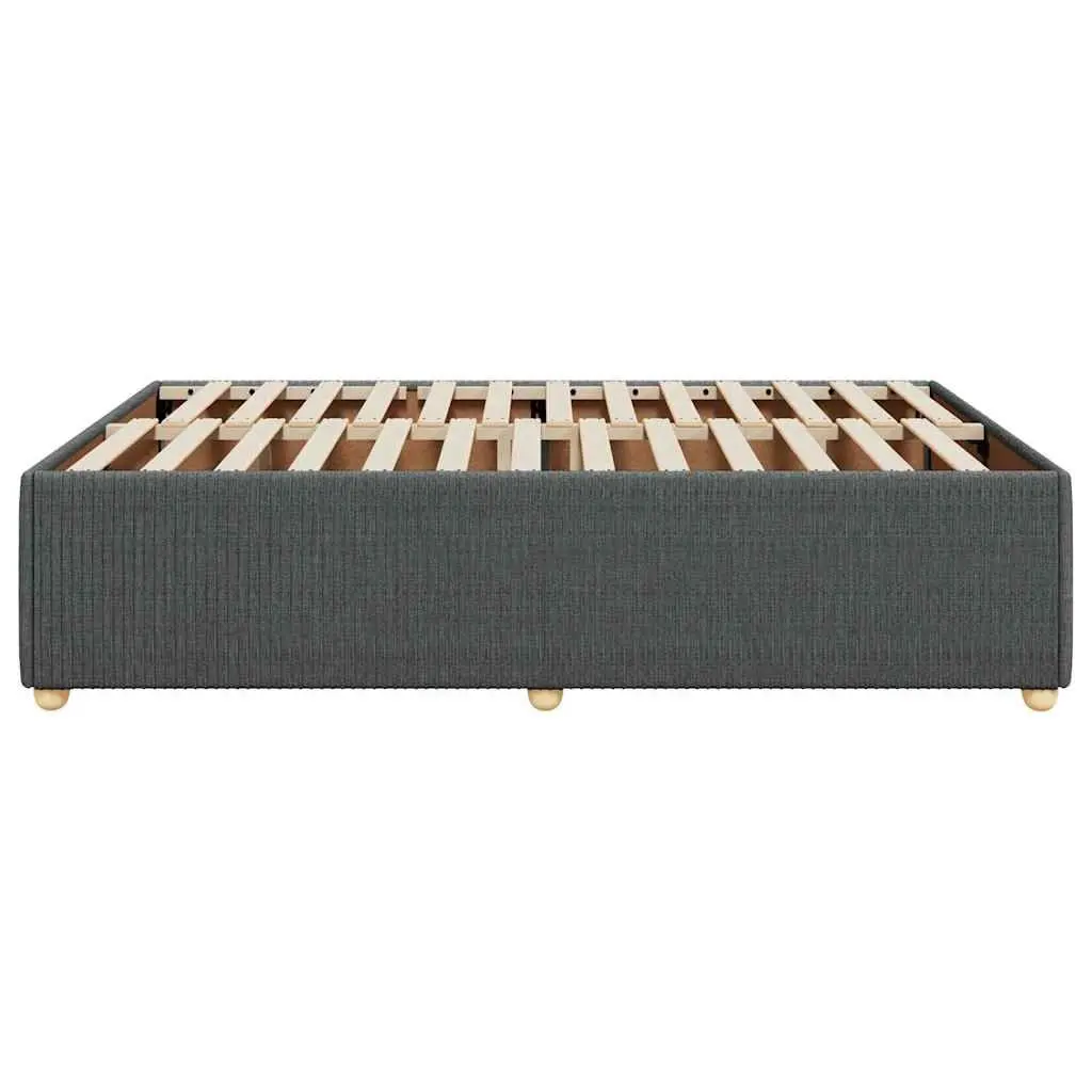Grey Velvet Double Bed Frame with Strong Support