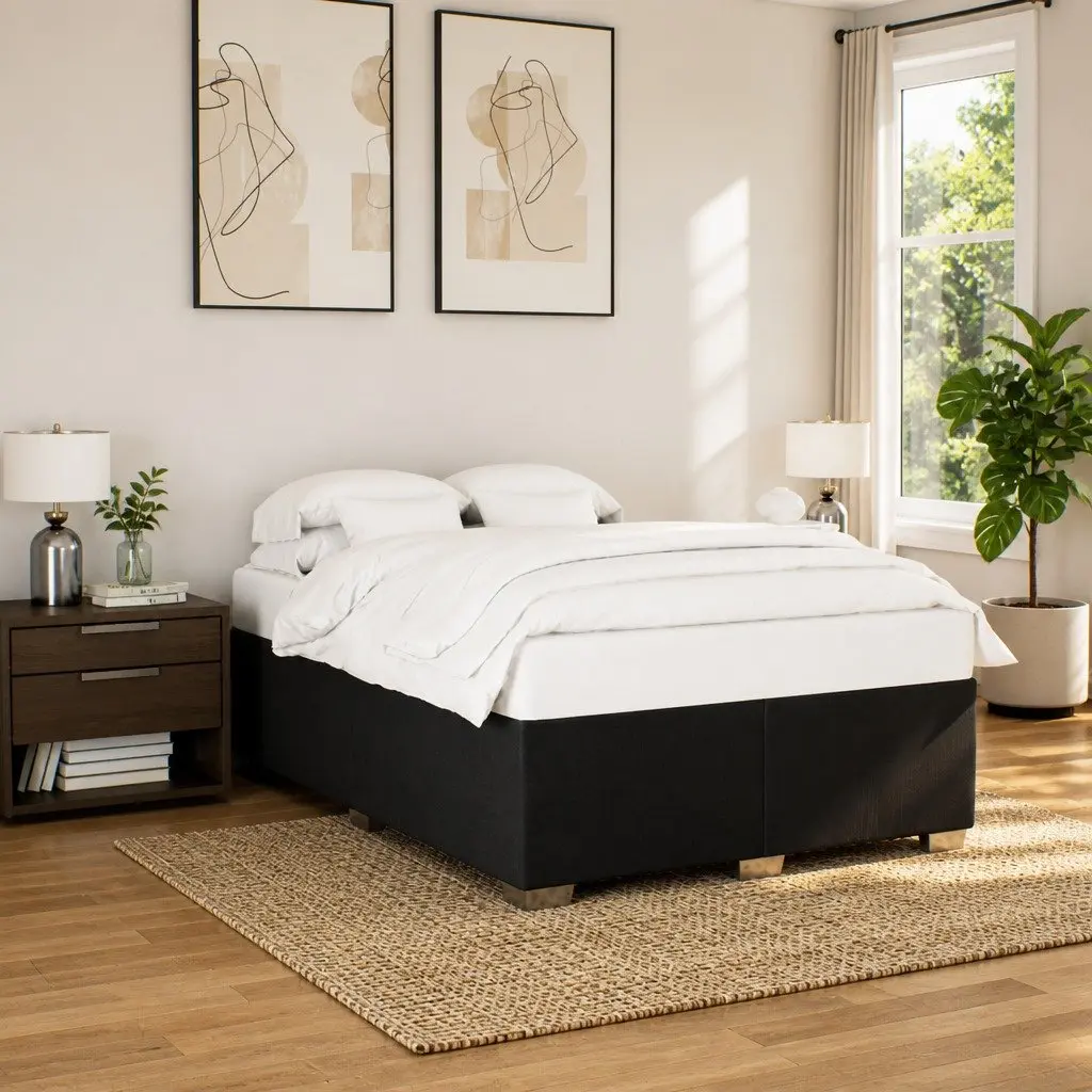 Box Spring Bed with Supportive Pocket Mattress