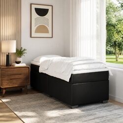 Quality King Single Box Spring Bed with Pocket Mattress