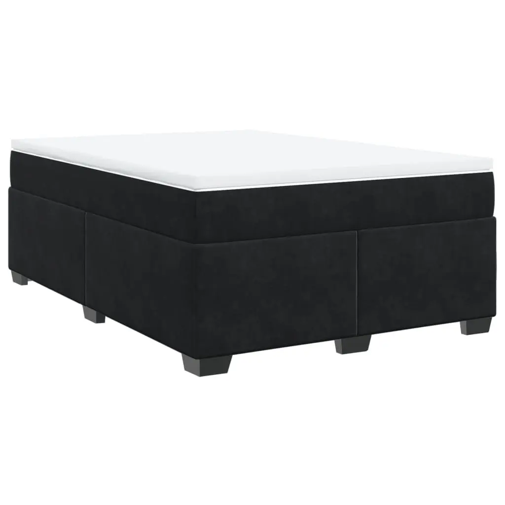 Queen Box Spring Bed with Pocket Sprung Mattress