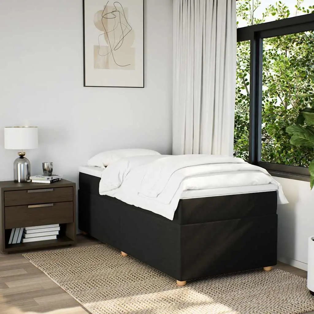 King Single Box Spring Bed with Pocket Mattress Topper