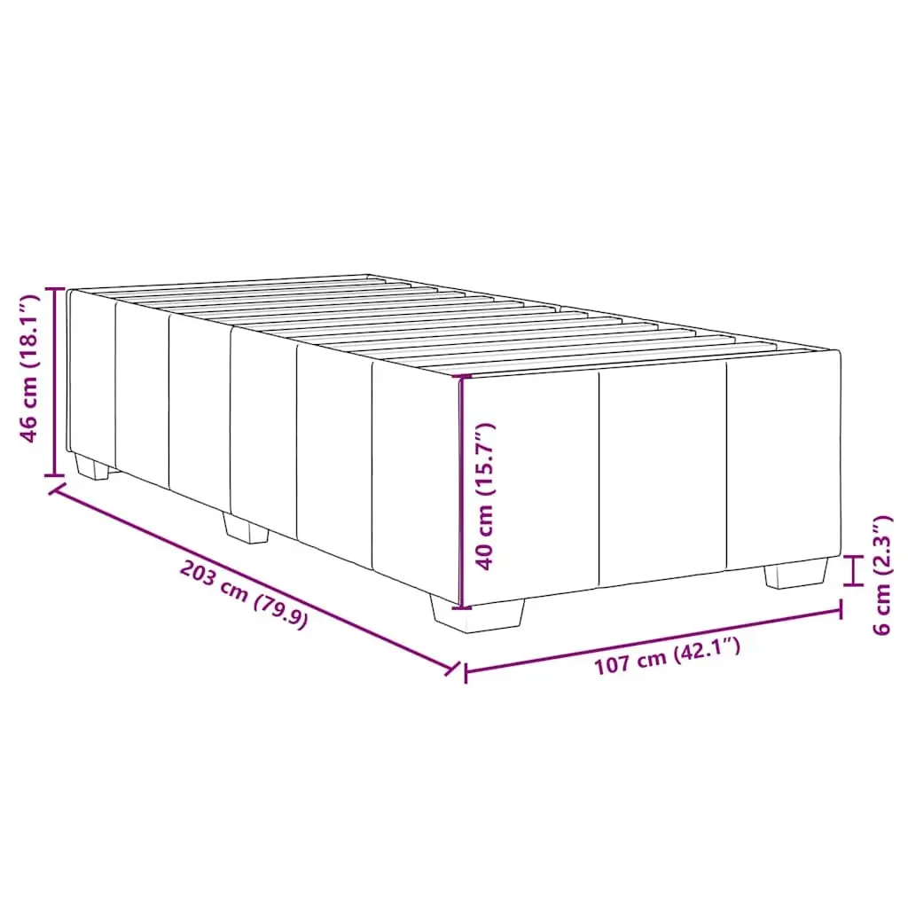 King Single Box Spring Bed with Pocket Mattress
