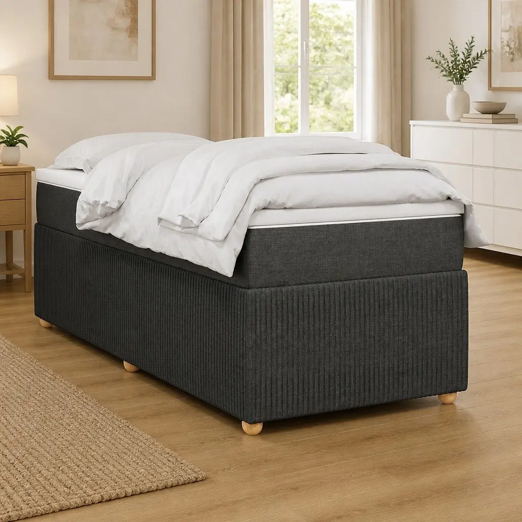 King Single Box Spring Bed with Pocket Spring Mattress