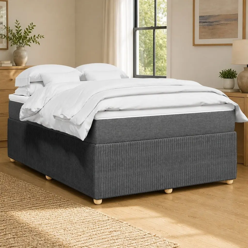 Double Box Spring Bed with Pocket Spring Mattress