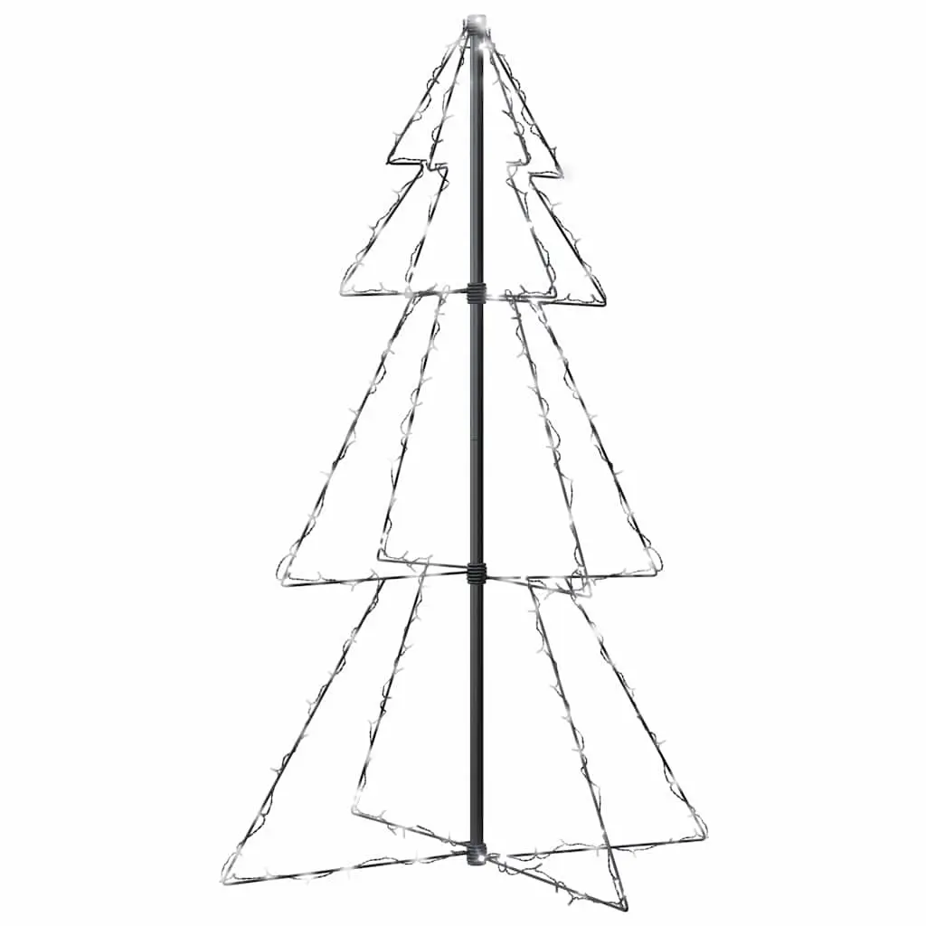 Christmas Cone Tree LED 160 White 78x120cm Indoor Outdoor Decoration