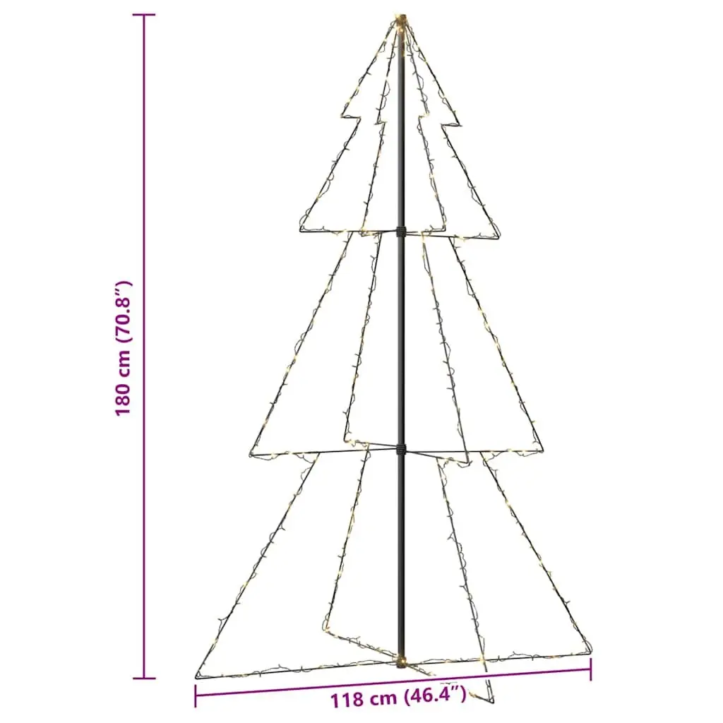 Christmas Cone Tree with 240 LEDs and 8 Effects