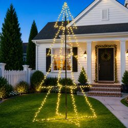 Festive 360 LED Cone Tree for Indoor & Outdoor Use