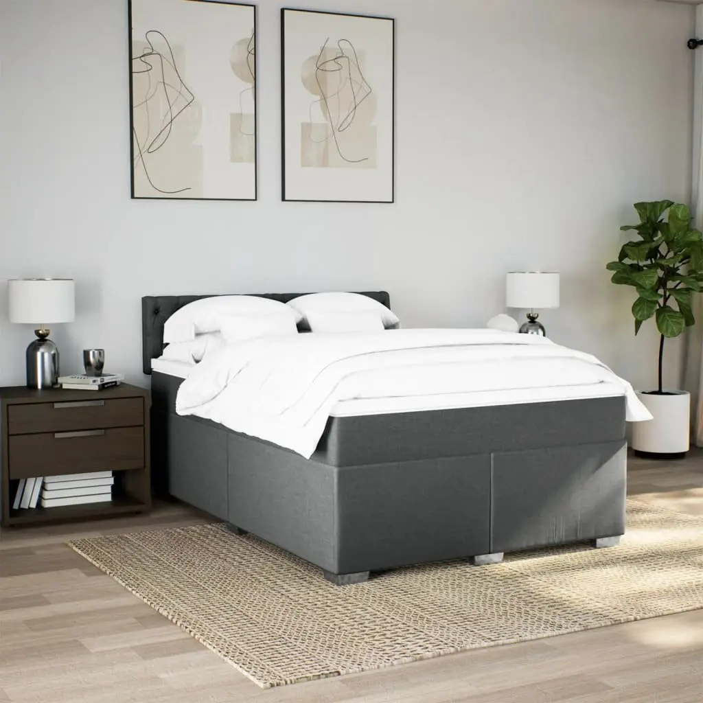 Double Box Spring Bed with Pocket Sprung Mattress