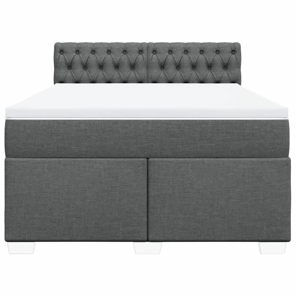 Double Box Spring Bed with Pocket Sprung Mattress