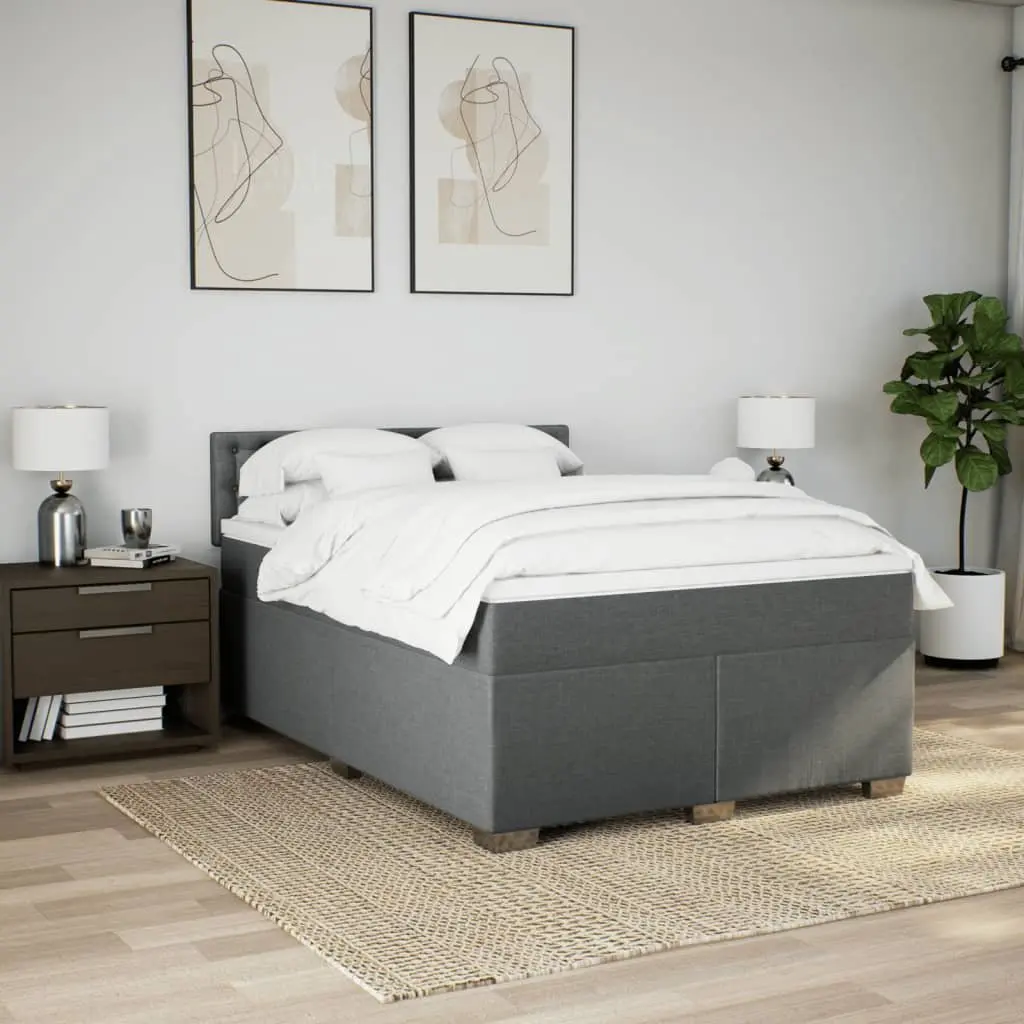 Double Box Spring Bed with Pocket Spring Mattress